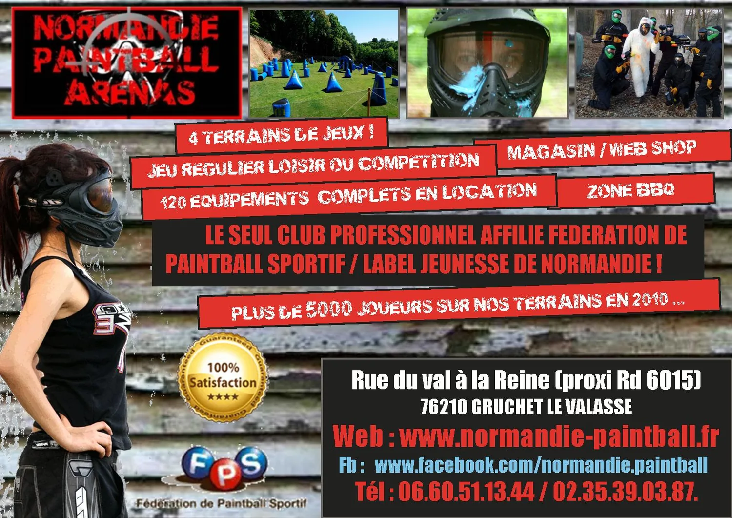 Normandie Paintball Arenas : Le hot spot paintball de normandie (76).