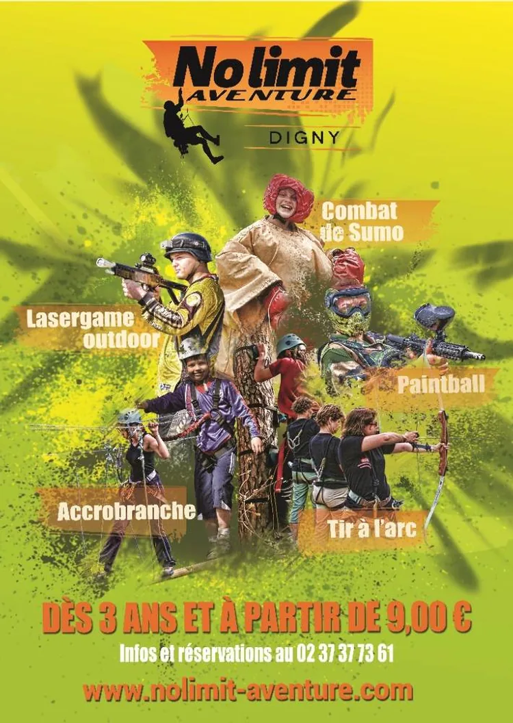 Nolimit Aventure Digny à Digny, Eure-et-Loir (28)