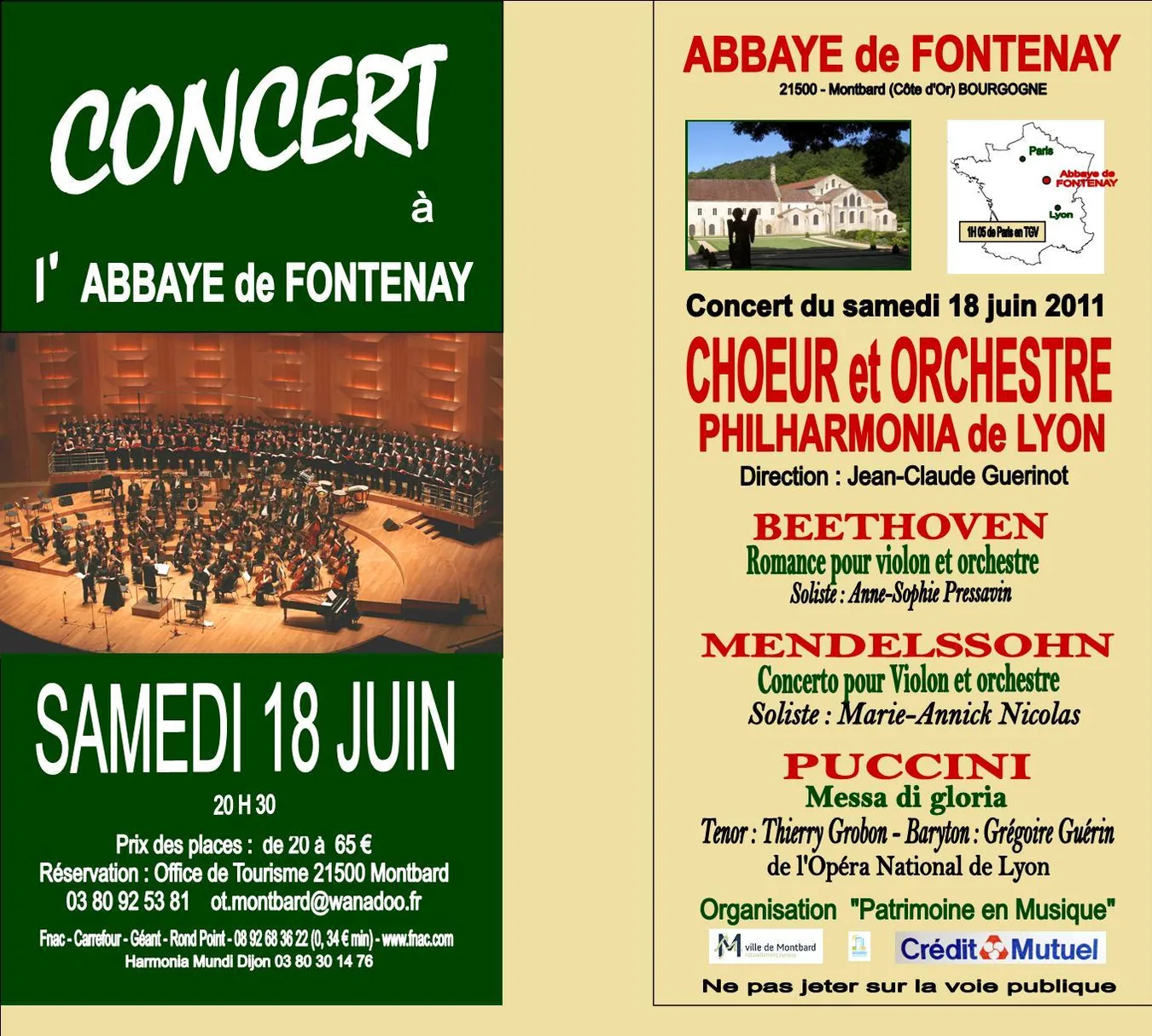 Patrimoine en Musique à Montbard, Côte-d'Or (21)