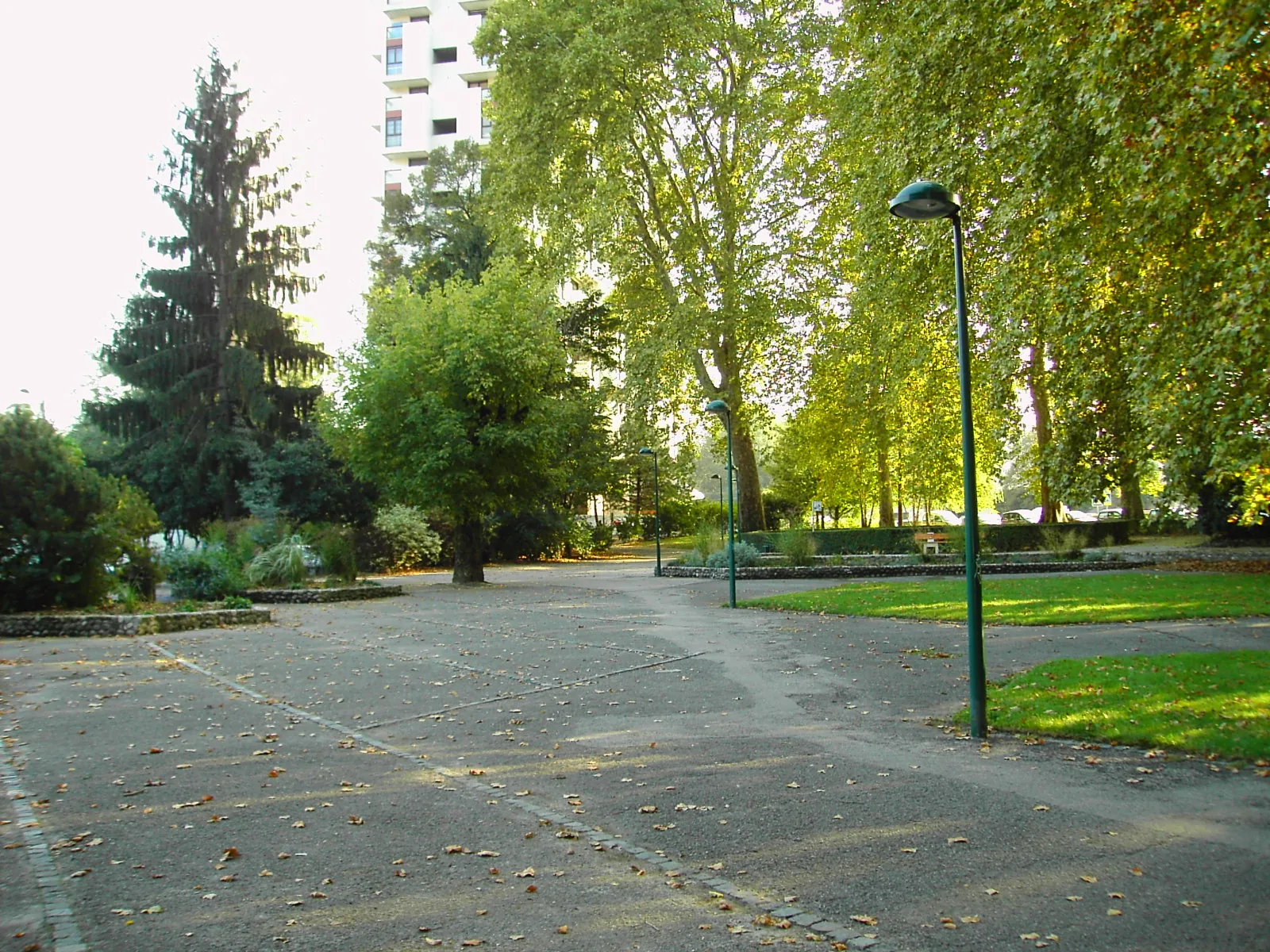 Parc Michallon ou Parc de l'Ile Verte à Grenoble, Isère (38)