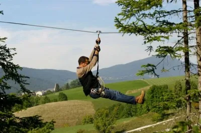 Parcours accrobranche à Ludi Parc à Villard-de-Lans, Isère (38)
