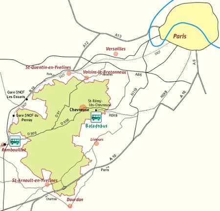 Parc Naturel Régional de la Haute Vallée de Chevreuse à Chevreuse, Yvelines (78)