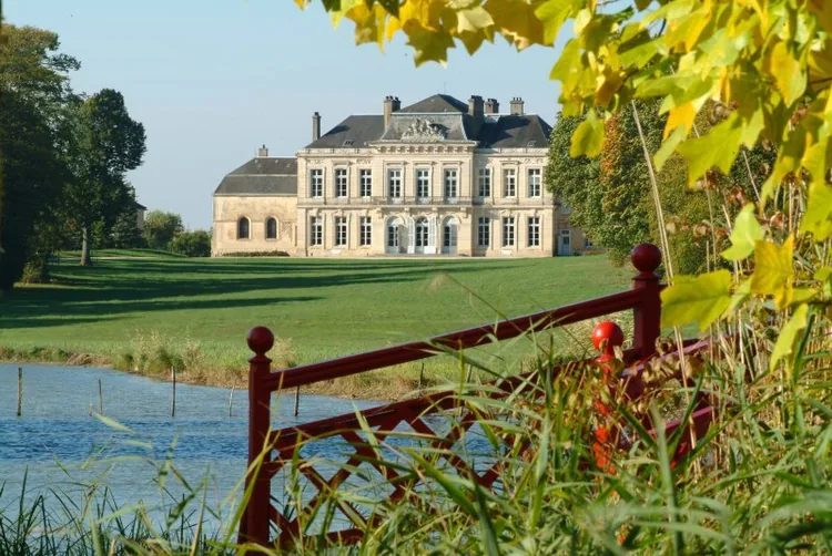 Parc du château d'Arcelot à Arceau, Côte-d'Or (21)