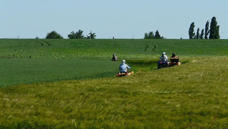 Perche en quad à Dampierre-sous-Brou, Eure-et-Loir (28)