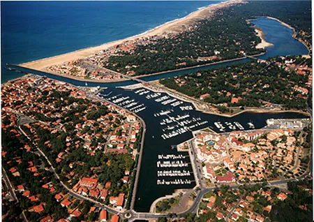Port de Capbreton à Capbreton, Landes (40)