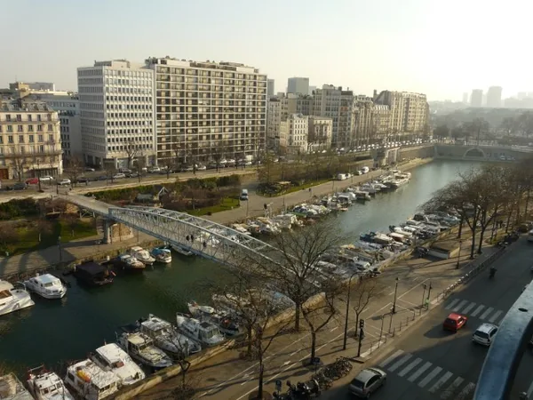 Port de l'Arsenal à Paris 12e (75)