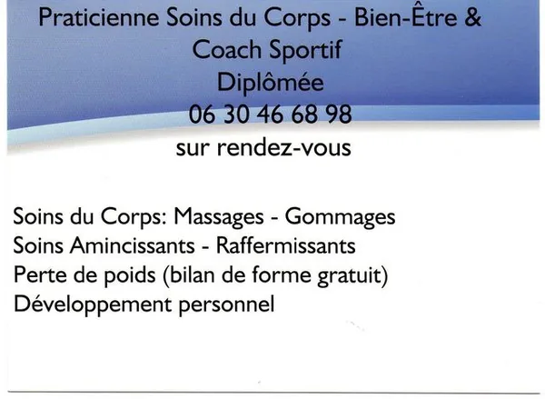 Praticienne Soins Corps & Coach Sportif à Alès, Gard (30)