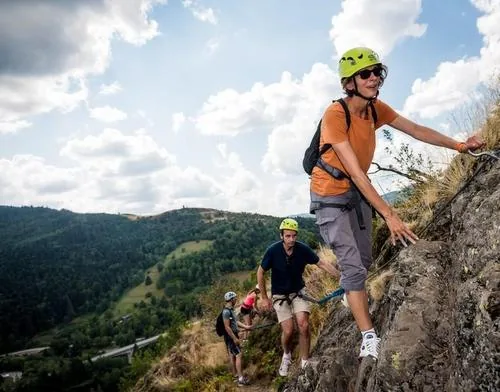 Rando-Ferrata de  la Source de la Moselle à Bussang, Vosges (88)