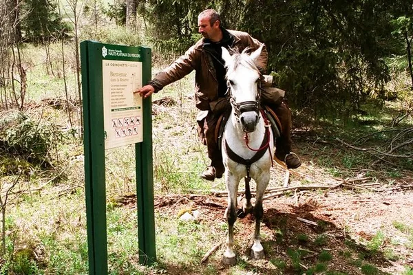 Randonnée équestre à la découverte de la Réserve Naturelle à Corrençon-en-Vercors, Isère (38)