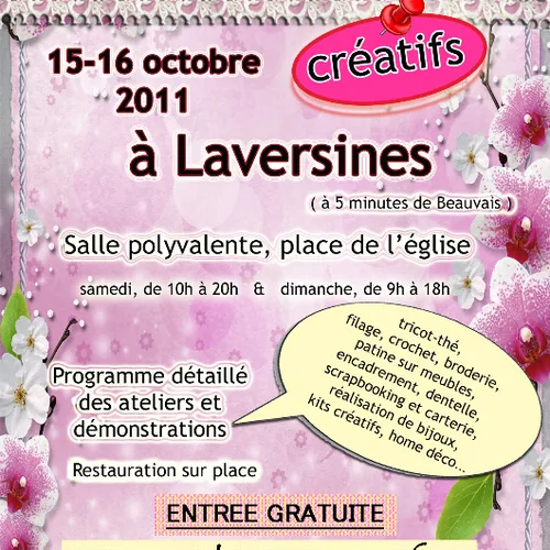 Salon Loisirs Creatifs à Laversines, Oise (60)