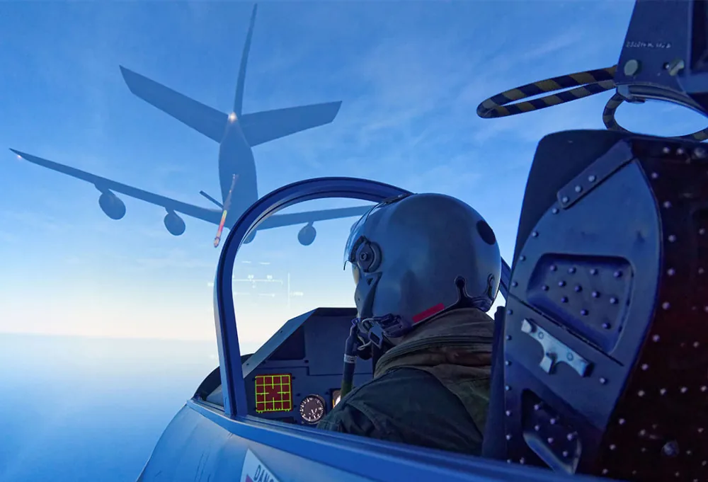 Avion de chasse - cockpit Skyway simulation 