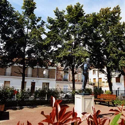 Square de la Fontaine à Montrouge, Hauts-de-Seine (92)