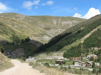 Station du Val d'Allos-La Foux à Allos, Alpes-de-Haute-Provence (04)