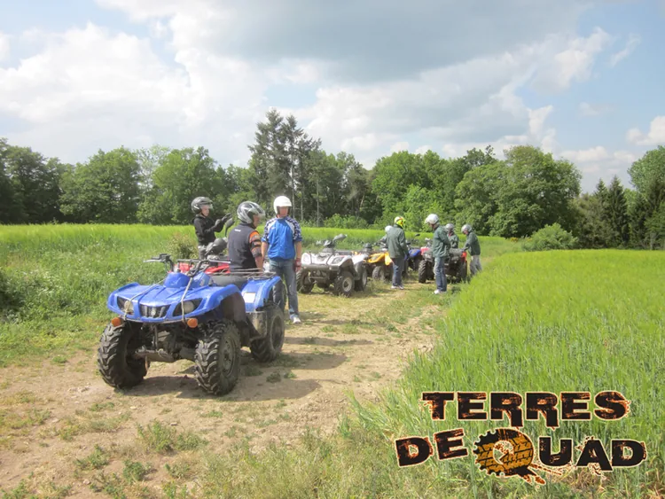 Terres de Quad à Chaintreaux, Seine-et-Marne (77)