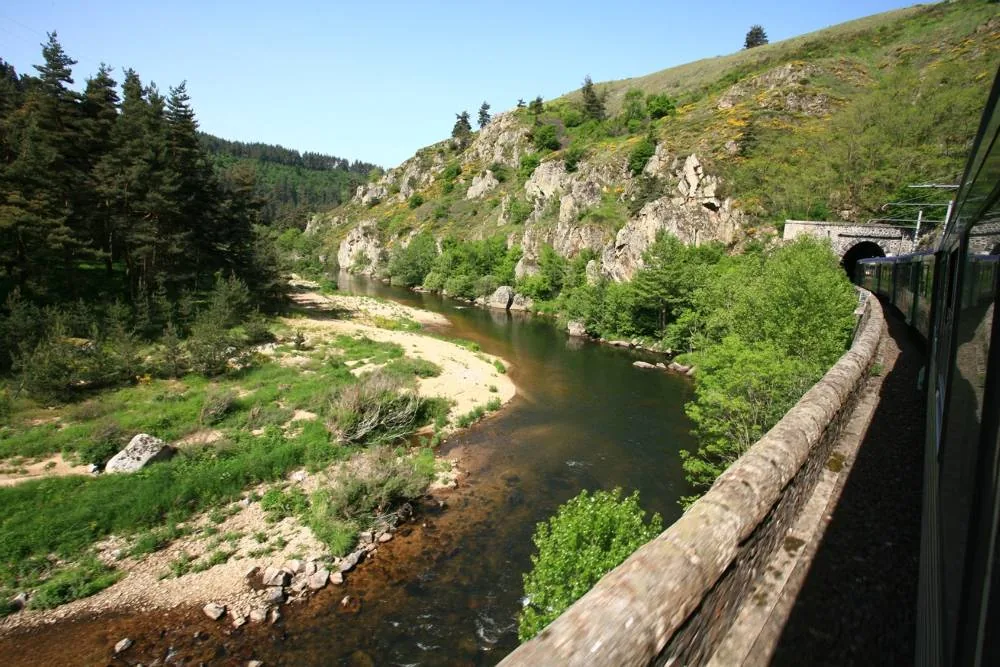 Train Touristique des Gorges de l'Allier à Langeac, Haute-Loire (43)