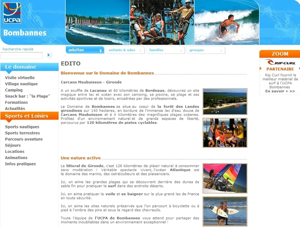 UCPA - BEACH CLUB LOCATIONS à Carcans, Gironde (33)