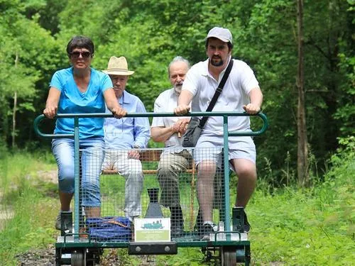 Vélorail en Forêt de Massonges à Bar-le-Duc, Meuse (55)