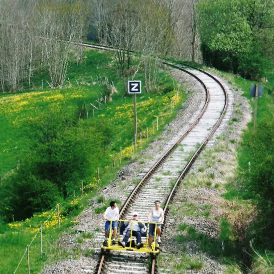 Vélorail du Cézallier à Landeyrat, Cantal (15)