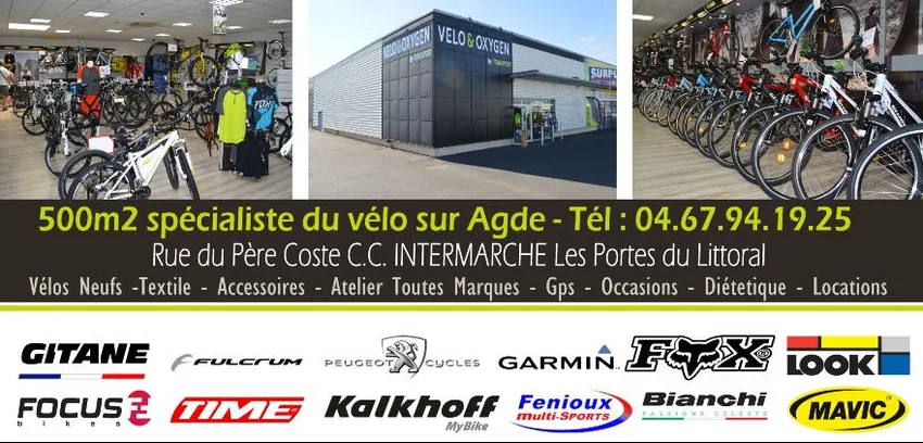 Vélo & Oxygen Tomasport à Agde, Hérault (34)