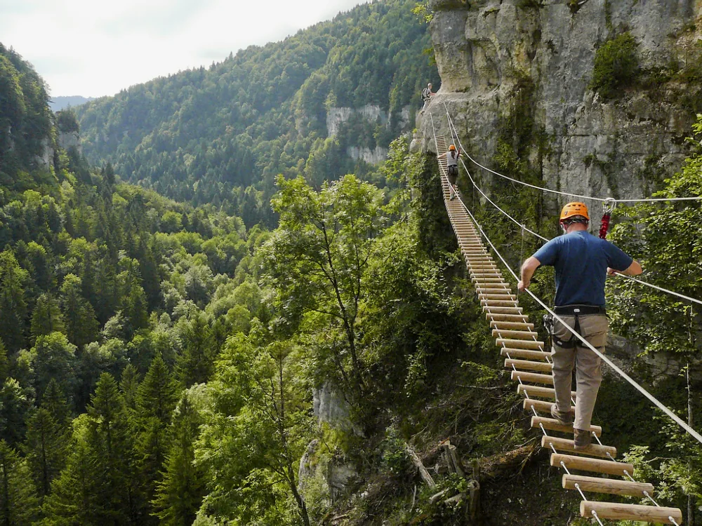 Via Ferrata des Échelles de la Mort à Charquemont, Doubs (25)