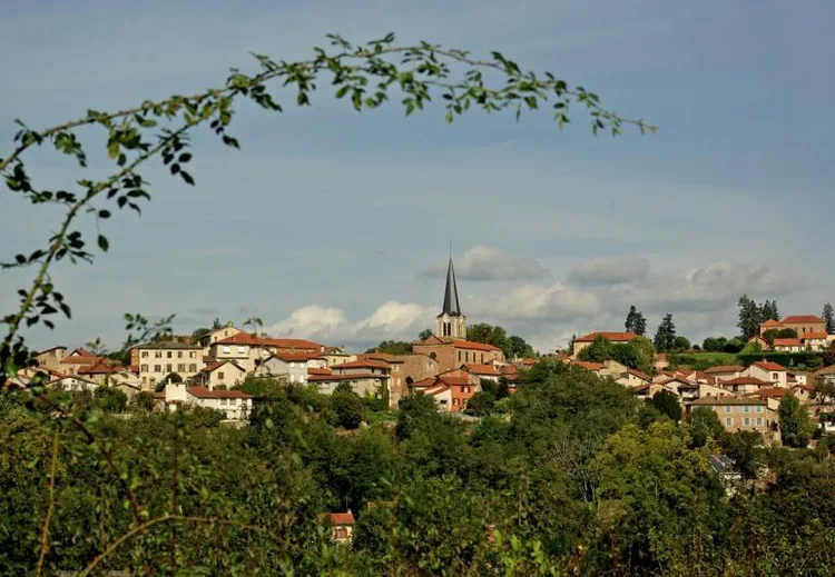 Village médiéval à Perreux, Loire (42)