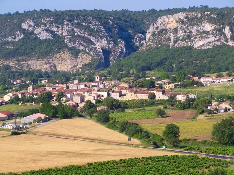 Village de Quinson à Quinson, Alpes-de-Haute-Provence (04)