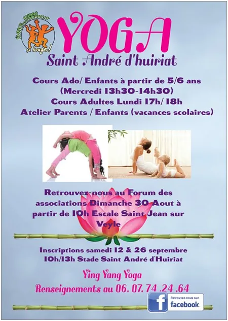 Ying Yang Yoga à Saint-André-d'Huiriat, Ain (01)