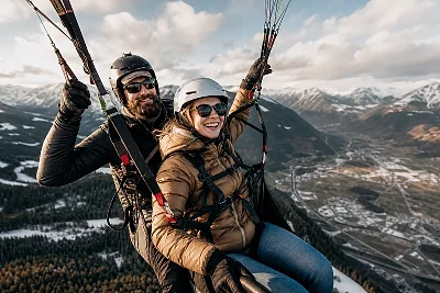 Parapente Biplace Hiver