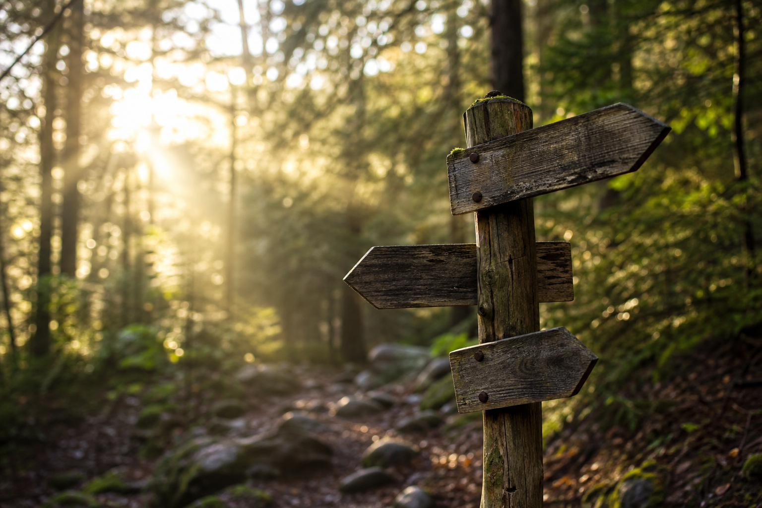 Sentier en France