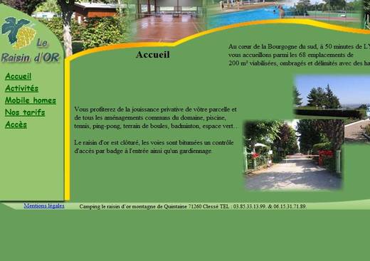Camping le Raisin d'Or