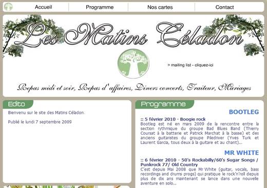 LES MATINS CÉLADON